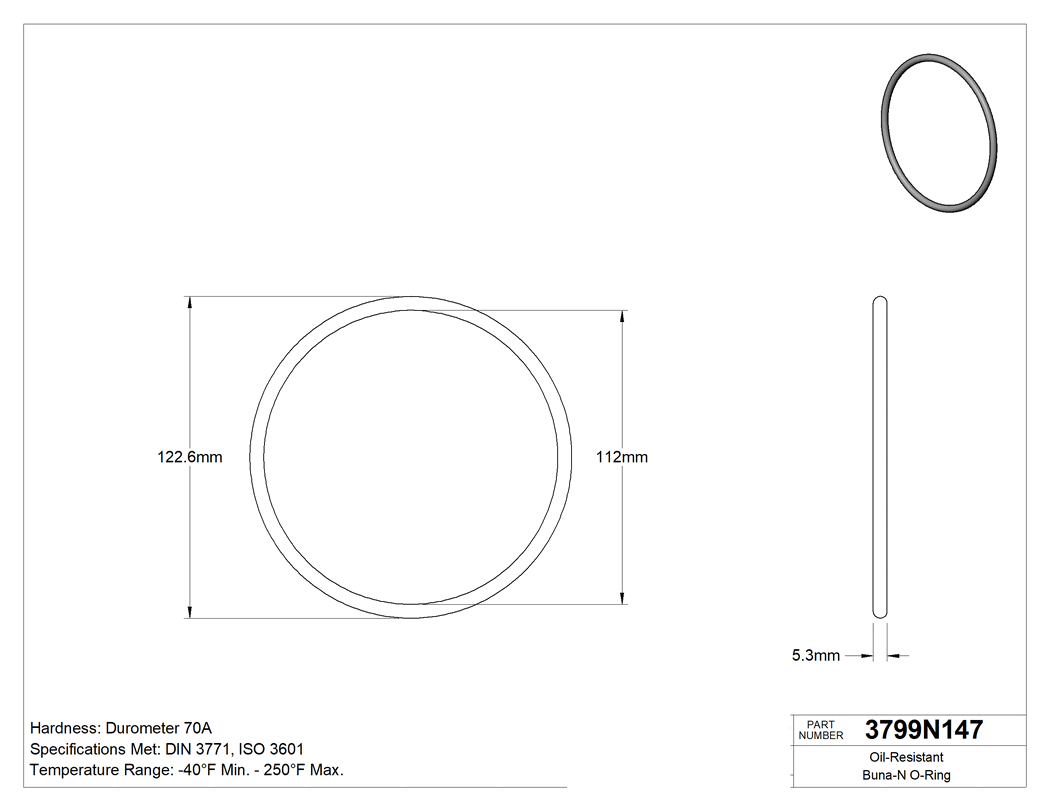 Technical drawing - 3799N147